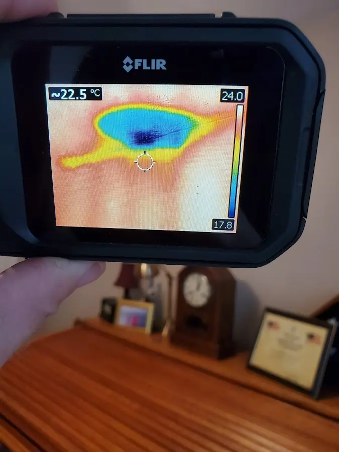 Thermal imaging inspection for water damage in Krum