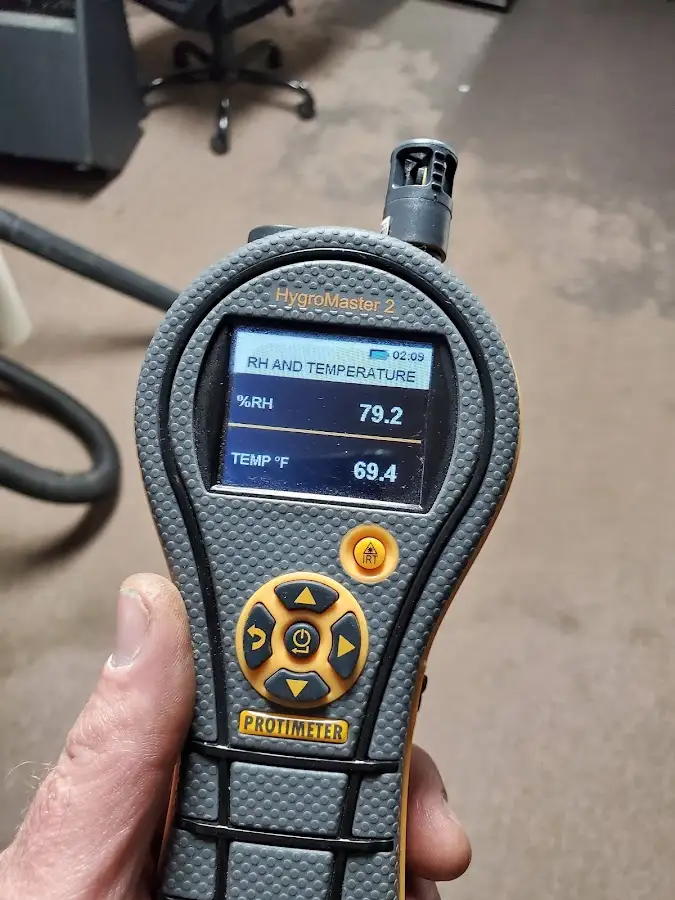 Moisture meter humidity assessment for Fire & Smoke Damage Restoration in Krum